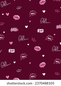 cute patterns for girl fashion design love