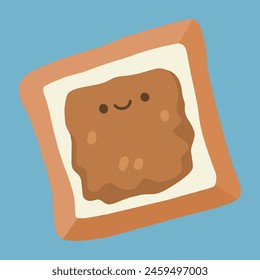A cute peanut butter vector