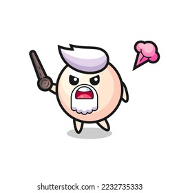 cute pearl grandpa is getting angry , cute style design for t shirt, sticker, logo element
