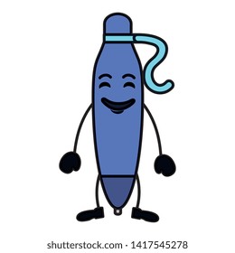 cute pen ink kawaii character