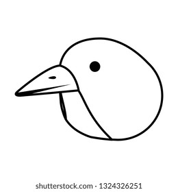 cute penguin bird character