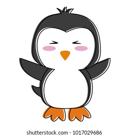 Cute penguin cartoon