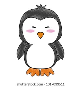 Cute penguin cartoon