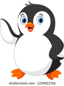Cute penguin cartoon