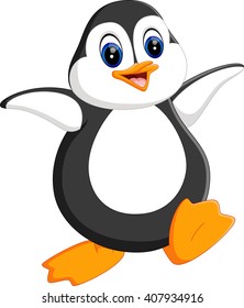 cute penguin cartoon