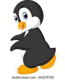 Cute penguin cartoon