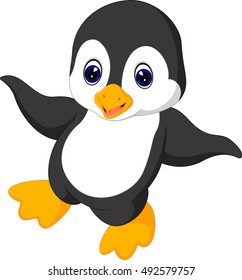 Cute penguin cartoon