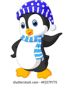 Cute penguin cartoon