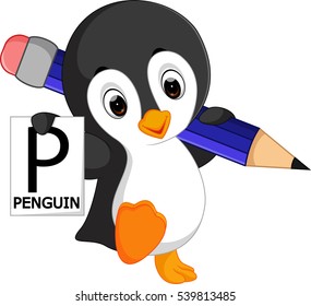 Cute penguin cartoon