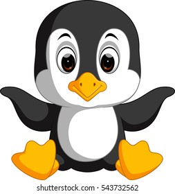 Cute penguin cartoon
