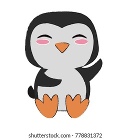 Cute penguin cartoon