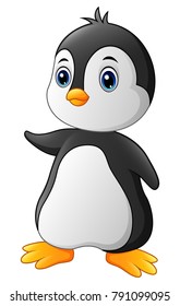 Cute penguin cartoon