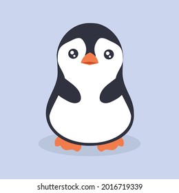 Icono de dibujos animados de Cute Pingüino vector