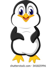 Cute penguin cartoon of illustration
