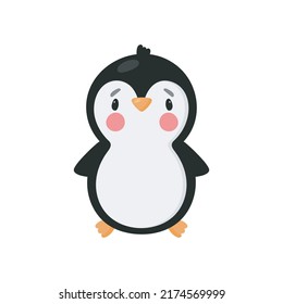 Cute little penguin Royalty Free Stock SVG Vector and Clip Art