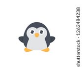 cute penguin cartoon vector
