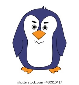 Cute penguin cartoon vector design