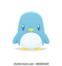 Cute penguin cartoon vector illustration