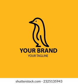 Cute penguin character suitable for your cool business logo