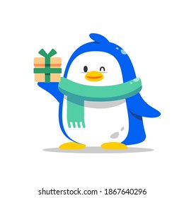 Cute Penguin Characters with different poses