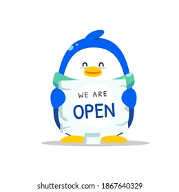 Cute Penguin Characters with different poses