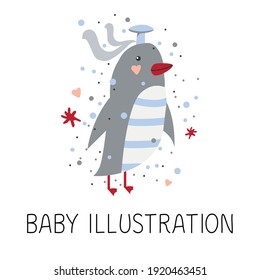Vector de pingüino cutáneo 
ilustración