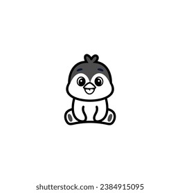cute penguin coloring set s