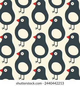 Cute Penguin Designs in Fabric, Wallpaper and Home Decor