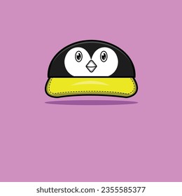 cute penguin hat. very suitable for use by children
