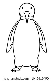 Cute penguin icon