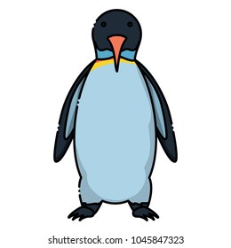 Cute penguin icon