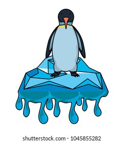 Cute penguin icon