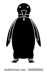 Cute penguin icon