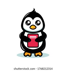 Tema de la escuela de mascotas de pingüino cutáneo