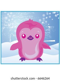 Cute Penguin Pink