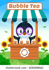 Cute Penguin Verkauf von Blase Tee