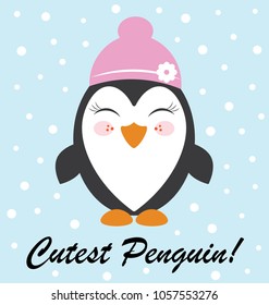 Cute Penguin, Vector Design