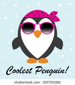 Cute Penguin, Vector Design