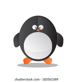 Cute penguin vector illustration
