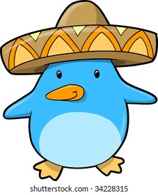 Ilustración del vector pingüino