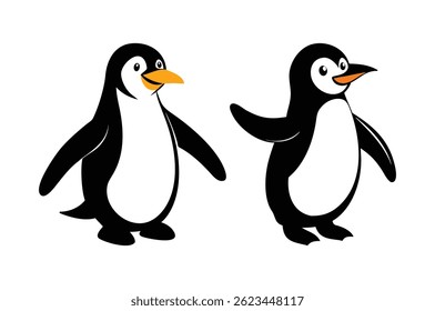 Ilustração do vetor do pinguim bonito - Clipart de EPS para designers e criadores