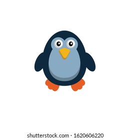 Cute penguin vector.isolated on white background