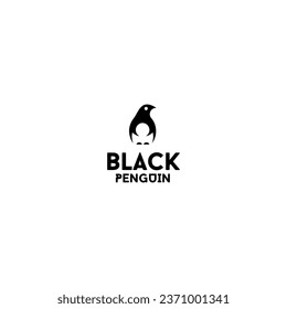 Cute Pengun Logo Design template 