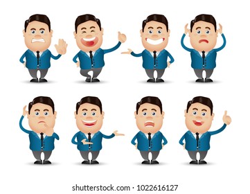 Cute People - businessman set 