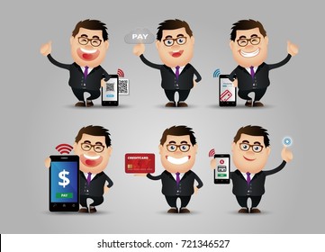 Cute People - businessman set 