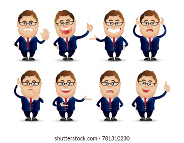 Cute People - businessman set