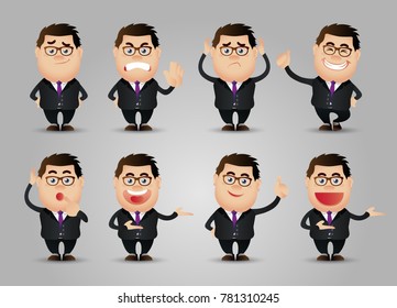 Cute People - businessman set