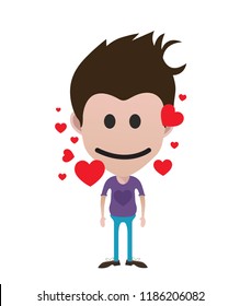 cute people  cartoon character, emoji