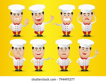 Cute People. Professional. chef