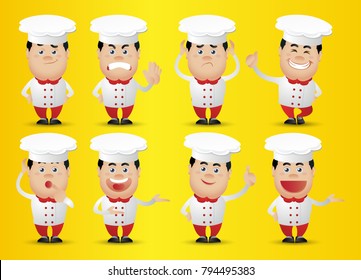 Cute People. Professional. chef